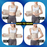 Adjustable Post-Surgery Abdominal Compression Support Binder