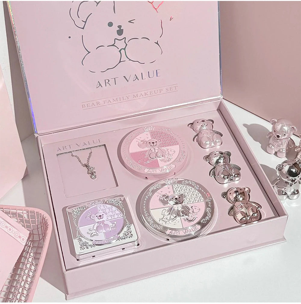 7-Piece Bear Themed Makeup Gift Set - 9