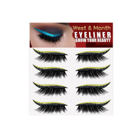 Reusable Self-Adhesive Eyeliner and Eyelash Stickers