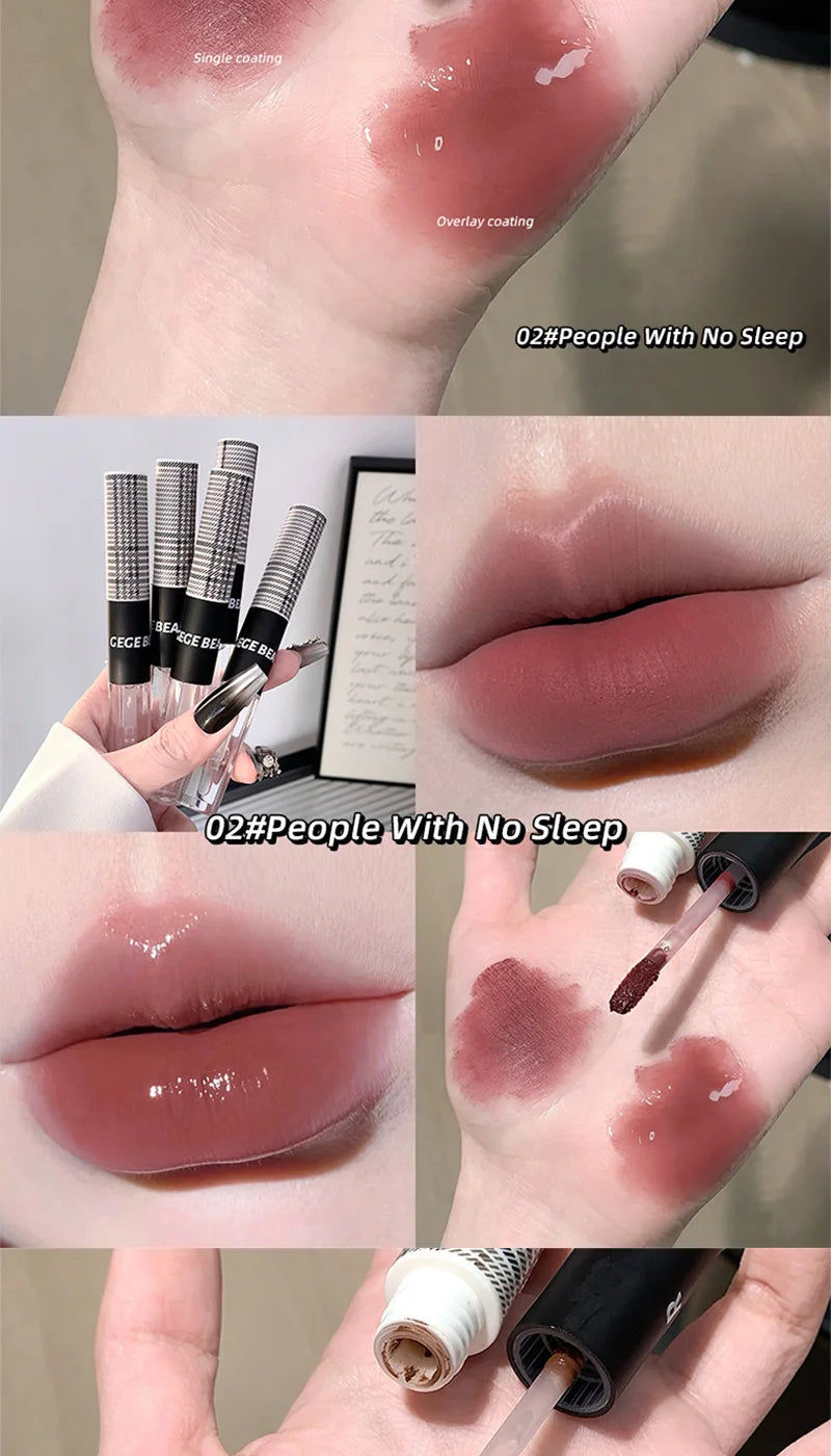 Dual-Ended Water-Matte Lip Tint and Gloss - 13