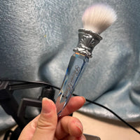 Angled Crystal Makeup Brush for Blush and Contour