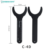 Dental Photography Contrast Board with Measurement Scale