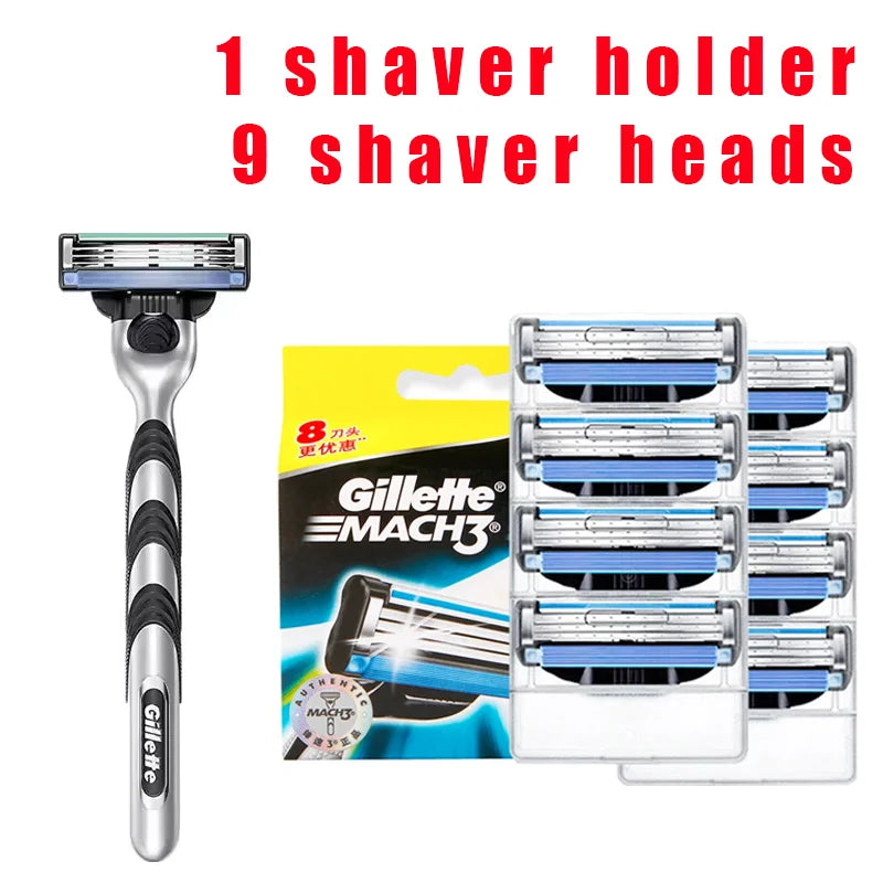 3-Blade Manual Razor for Smooth Precision Shaving - 13