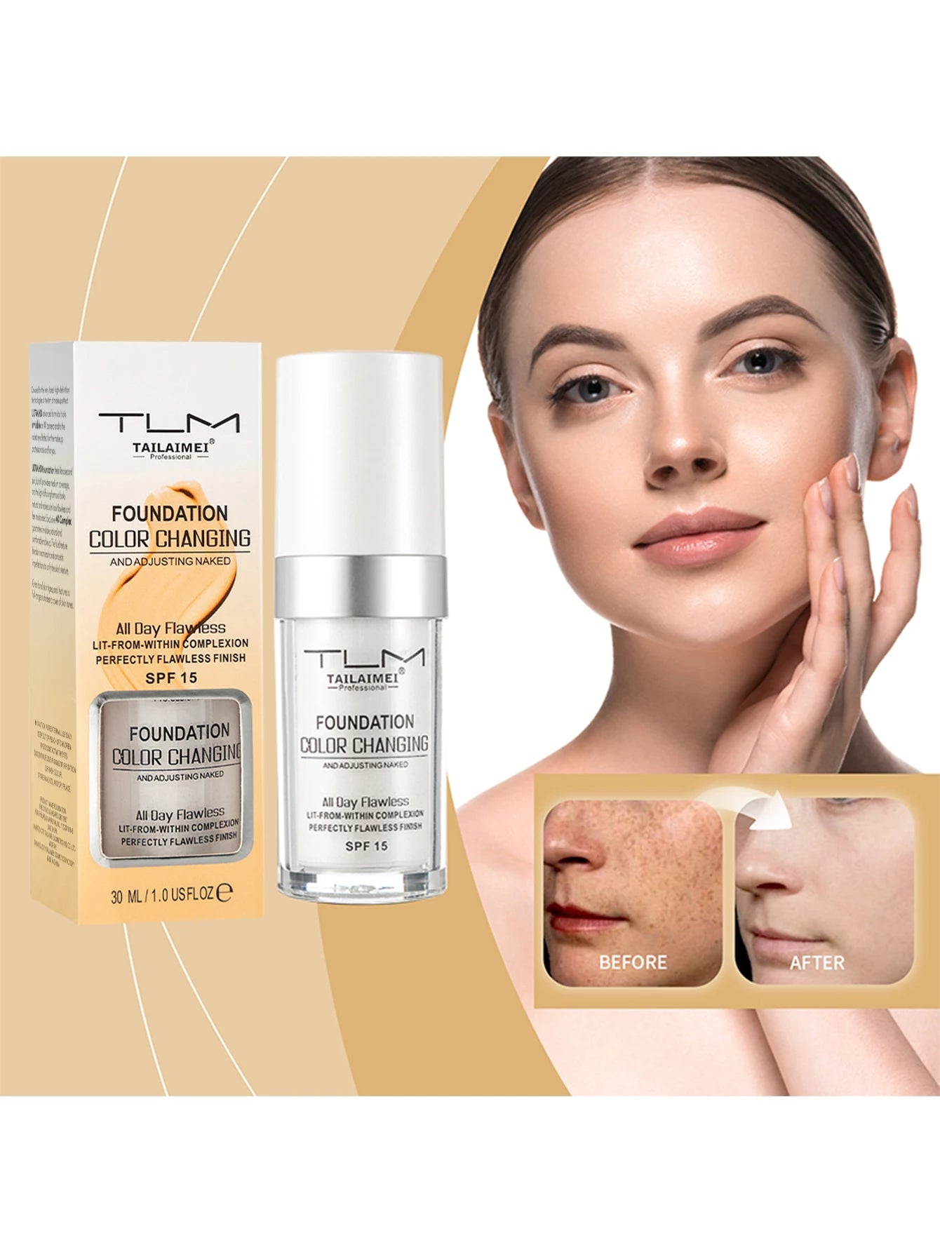 Color-Changing Flawless Liquid Foundation - 14