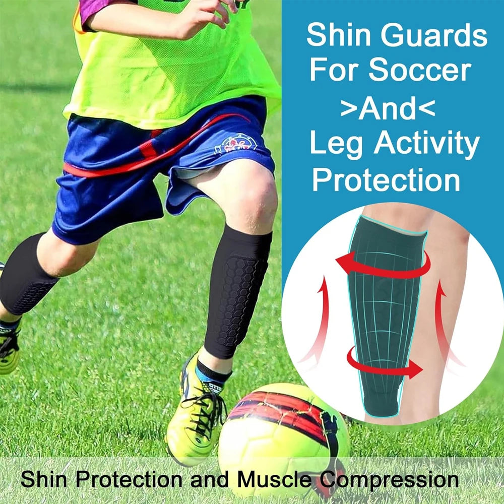 Honeycomb Protective Shin Guard Sleeves for Sports - 15