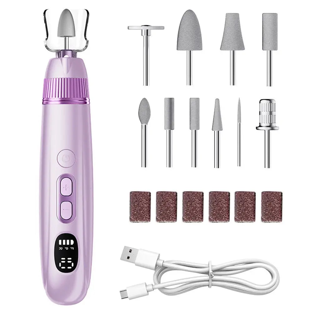 Electric Cordless Manicure and Pedicure Nail Drill Set - 22