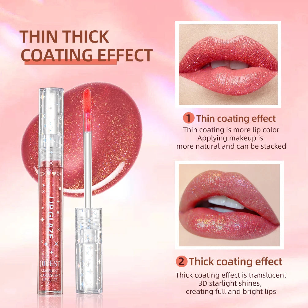 9-Piece Glitter Lip Gloss Set for Shimmering Lips - 3