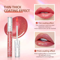 9-Piece Glitter Lip Gloss Set for Shimmering Lips