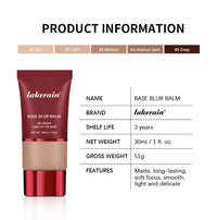 Matte Blur Foundation and Dual-Brush Makeup Set