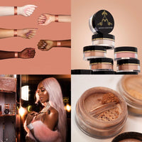 Diamond Glow Shimmer Highlighter Powder for Body and Face
