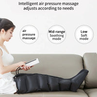 Electric Air Compression Leg Massager for Deep Tissue Recovery