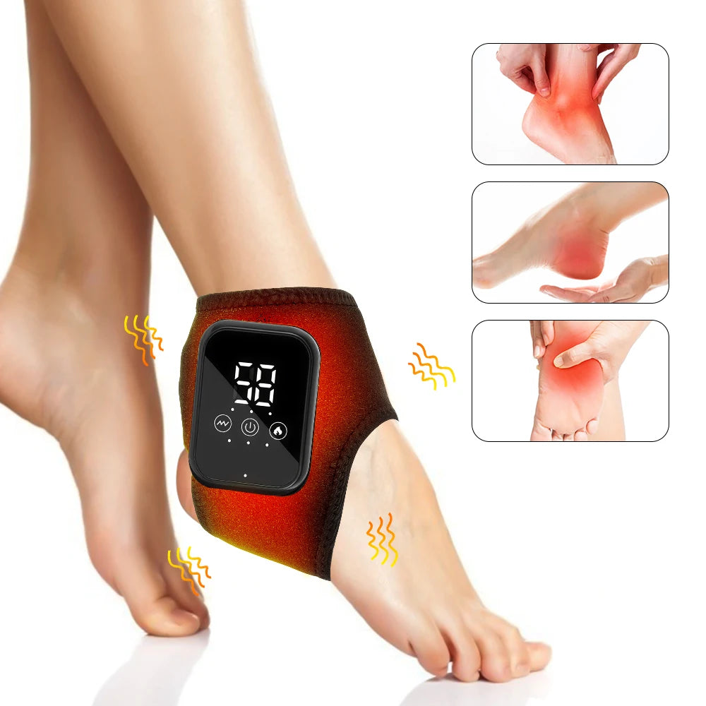 Heated Vibrating Ankle and Wrist Support Wrap - 13