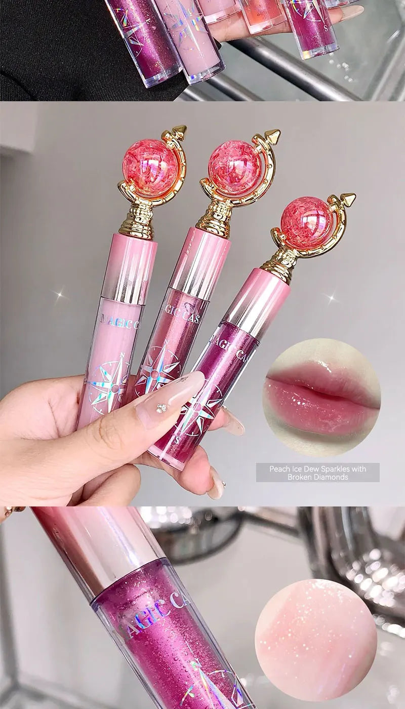 Hydrating Shimmer Lip Gloss with Mirror Finish - 8