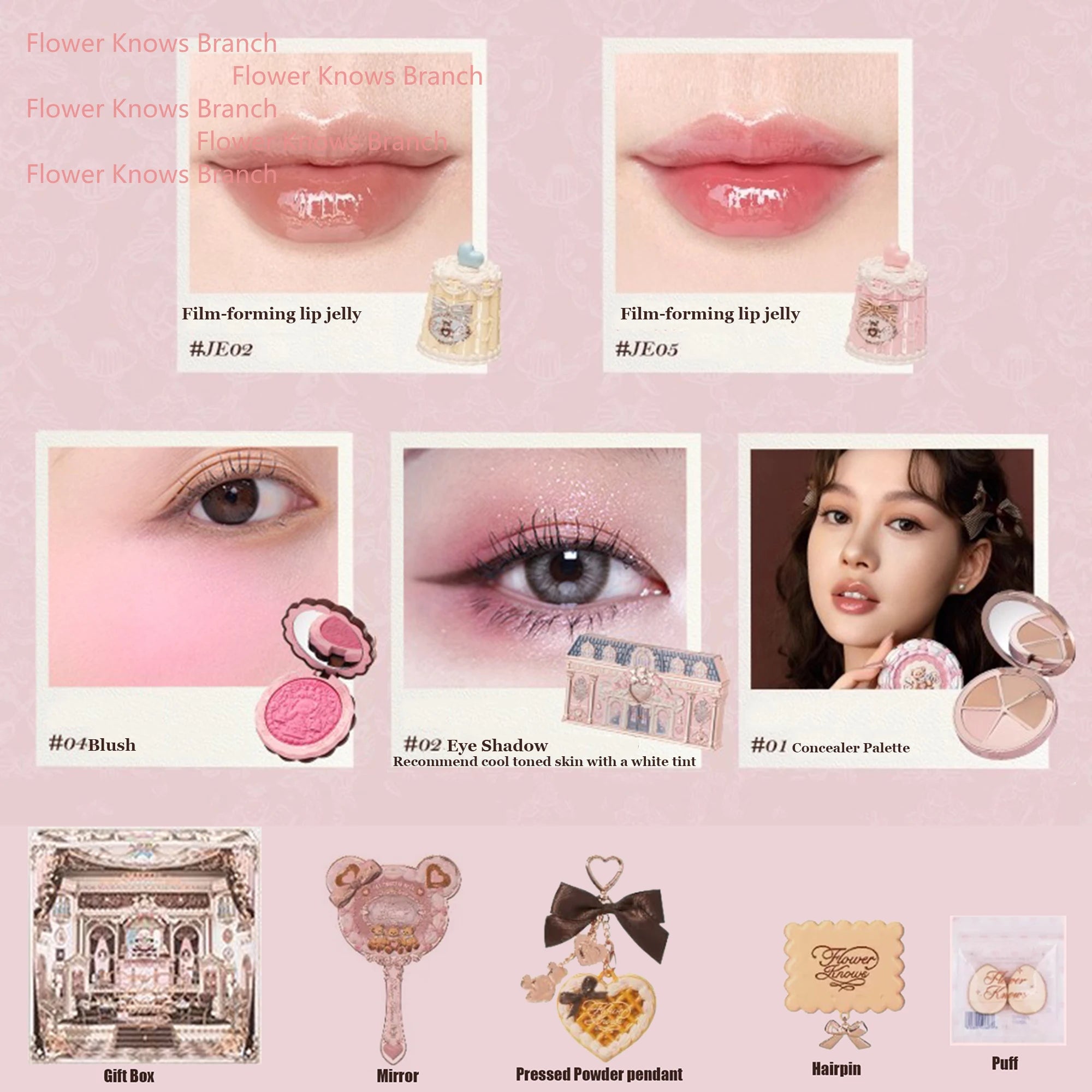 Complete Professional Makeup Gift Set with Mirror - 2
