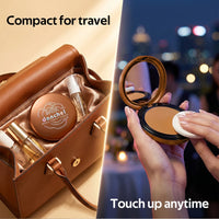 Matte Bronze Pressed Setting Powder for Flawless Contouring