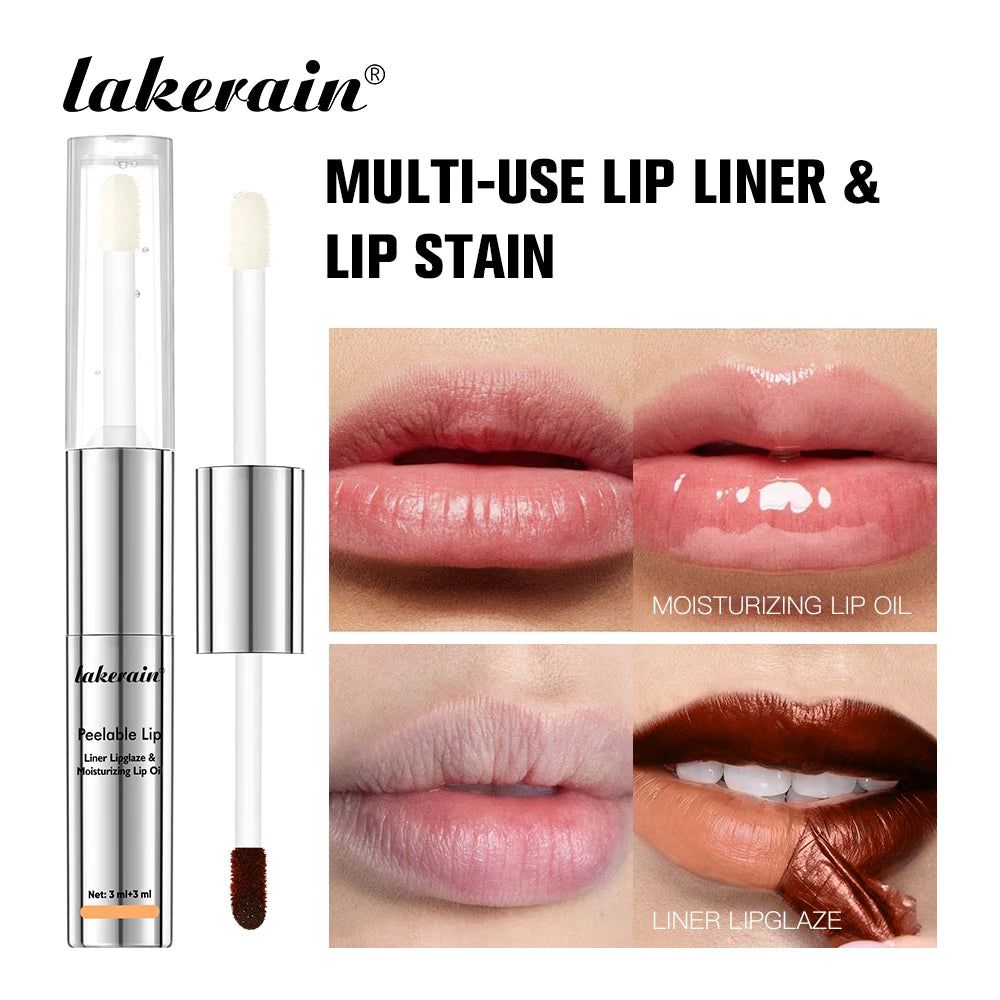 2-in-1 Waterproof Peel-Off Lip Stain and Hydrating Oil - 4