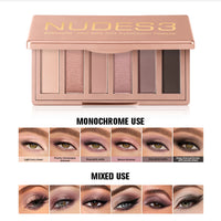 6-Color Rosy Neutral Eyeshadow Palette