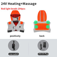 Red Light Therapy Heating Shoulder & Neck Wrap Massager