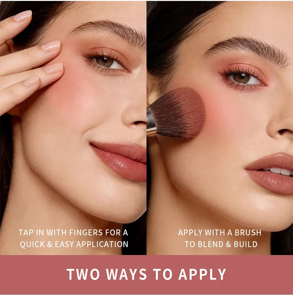 Matte Bouncy Cream-to-Powder Blush for Natural Glow - 16