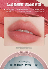 Velvet Matte Hydrating Lip Cream for Soft Long-Lasting Color