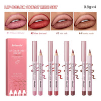 Long-Lasting Waterproof Matte Lip Liner Set