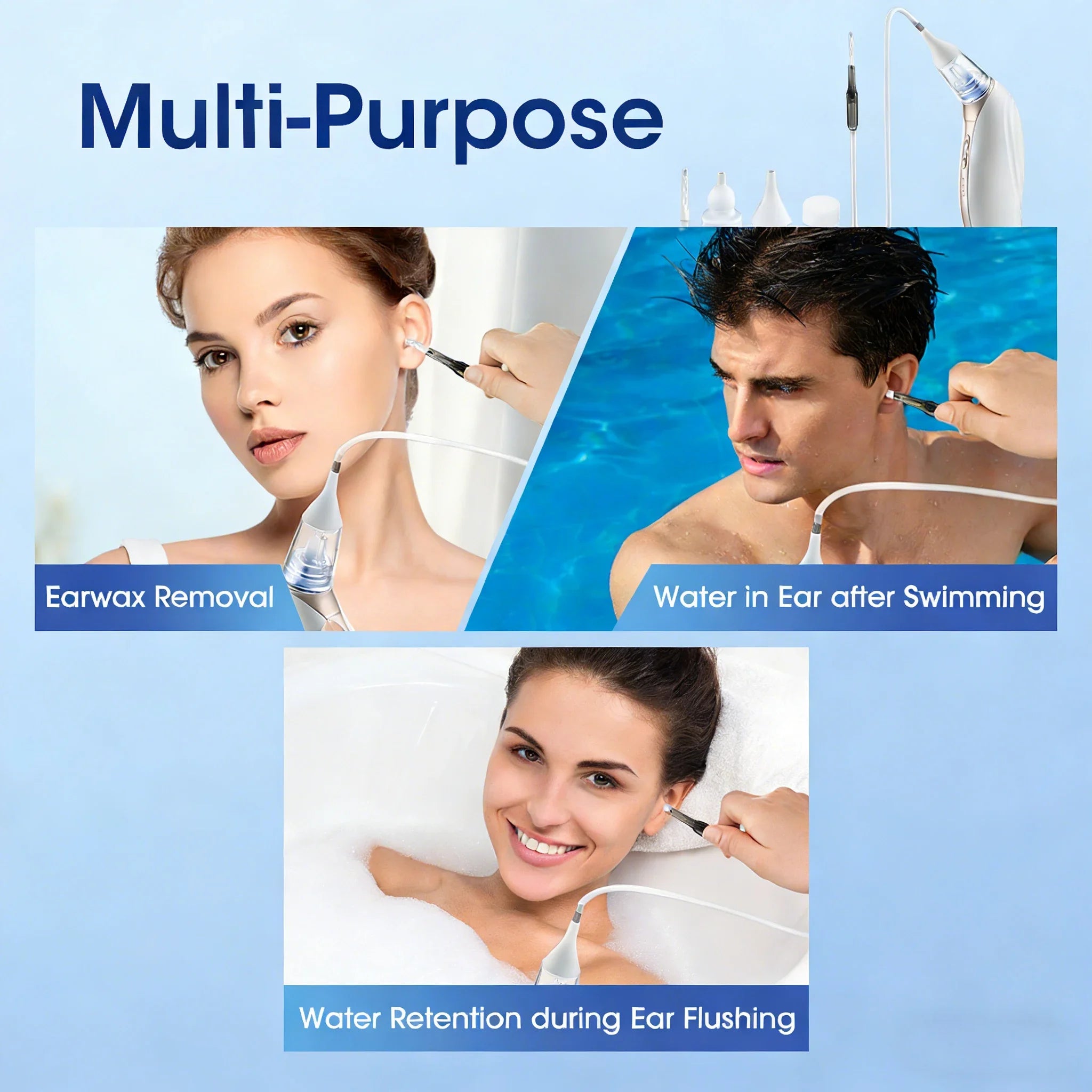 Electric Vacuum Earwax Remover and Ear Dryer - 6
