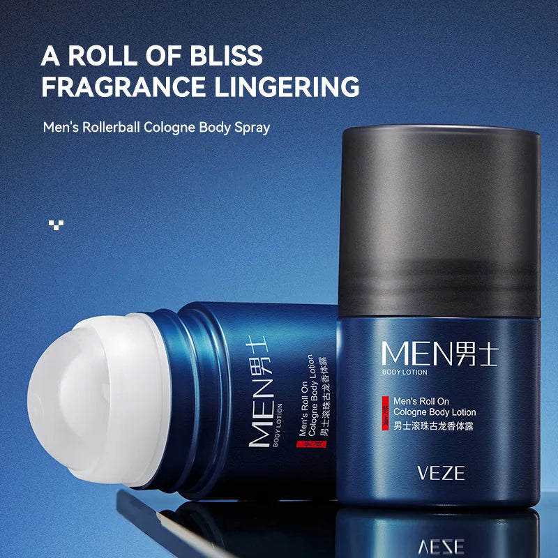 Portable Men's Cologne & Body Lotion Set - 5
