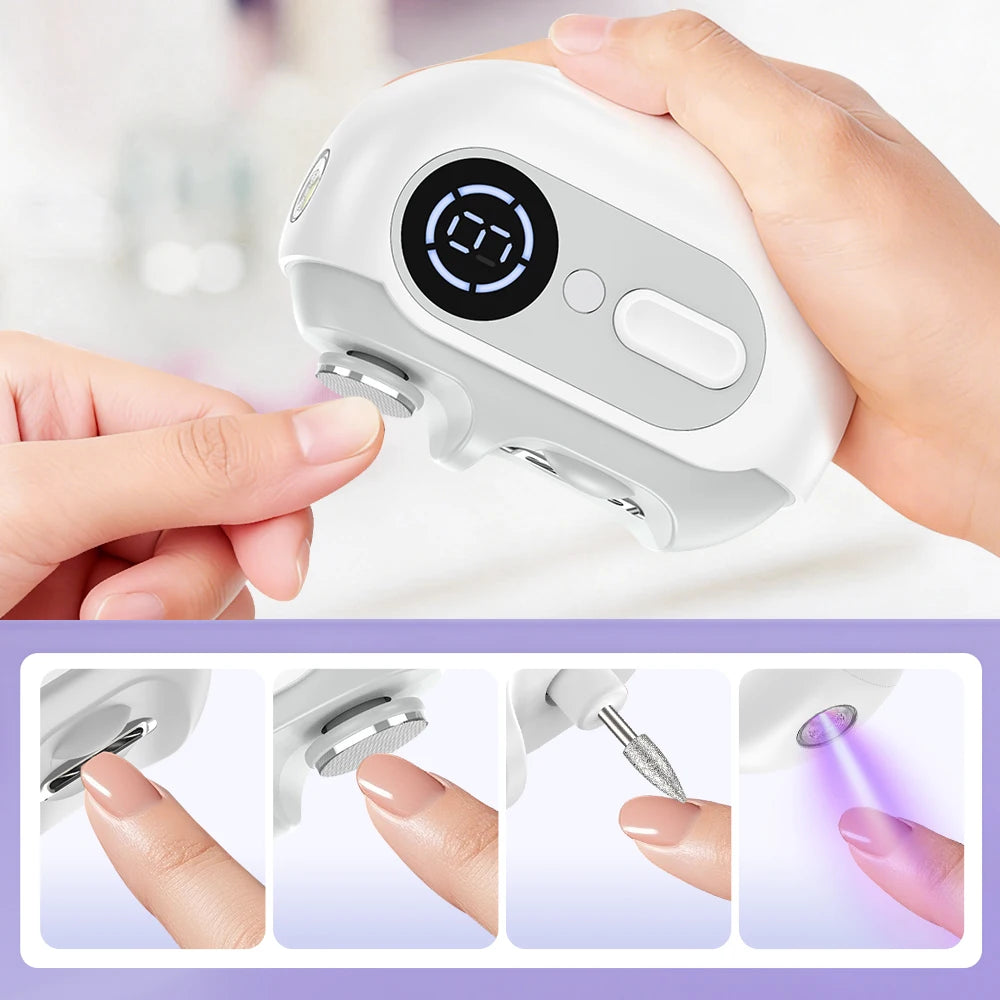 4-in-1 Automatic Electric Nail Trimmer and Manicure Tool - 7