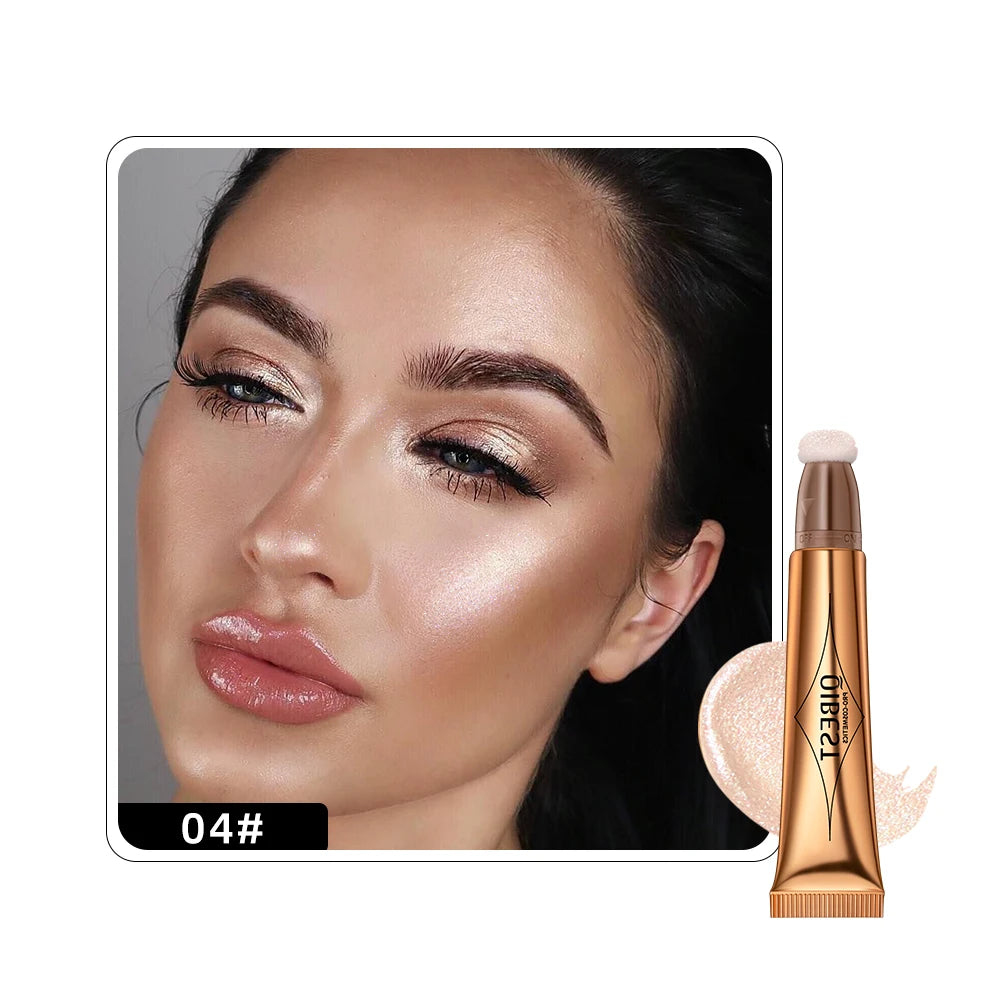 Liquid Contour, Blush and Highlighter Wand with Cushion Applicator - 26