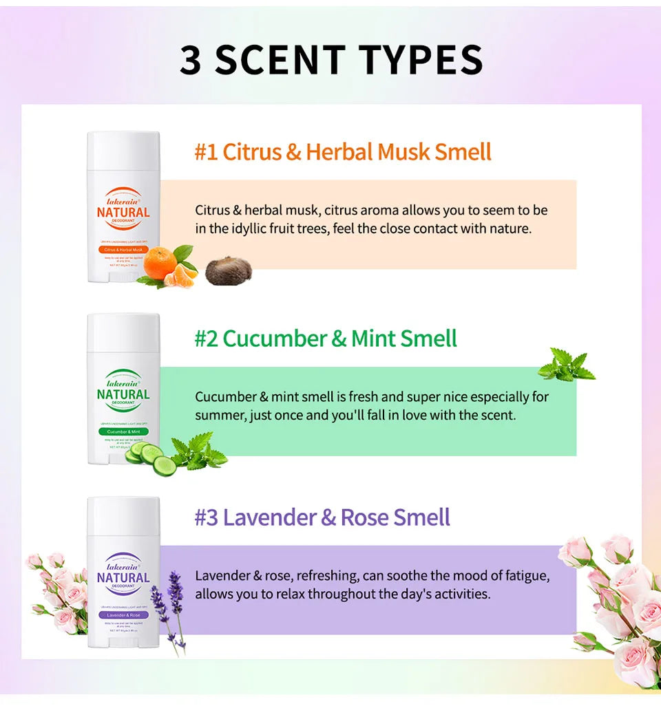 Long-Lasting Natural Solid Deodorant Stick for Fresh Underarms - 9