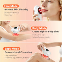 Body Sculpting & Cellulite Reduction Massager with Red Light Therapy