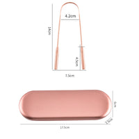 Portable Pure Copper Tongue Scraper for Fresh Breath