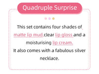 Matte Liquid Lipstick and Lip Gloss Makeup Gift Set