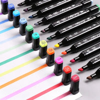 Professional Double-Sided Art Marker Set for Drawing and Sketching