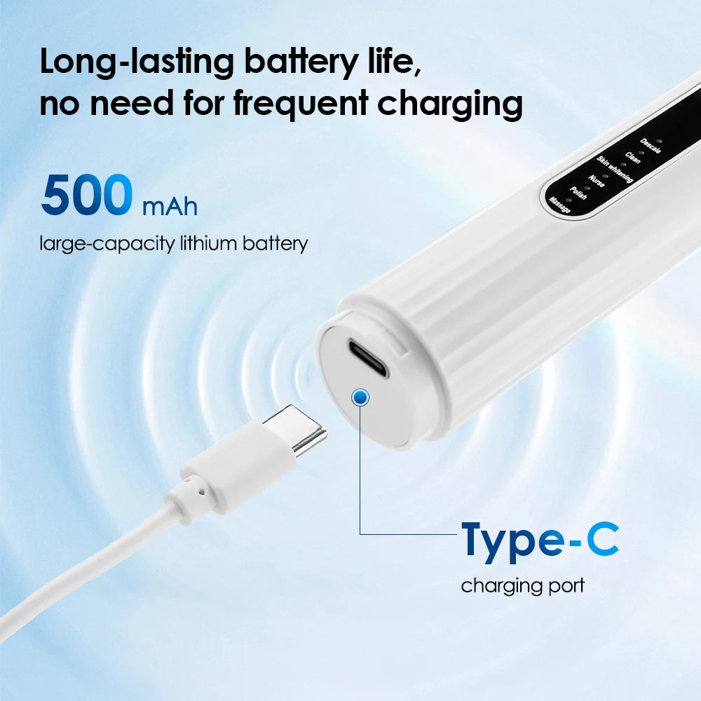 Electric Sonic Dental Calculus Remover & Teeth Whitening Kit - 31