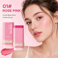 3-in-1 Cream Blush Stick for Cheeks, Lips, and Eyes
