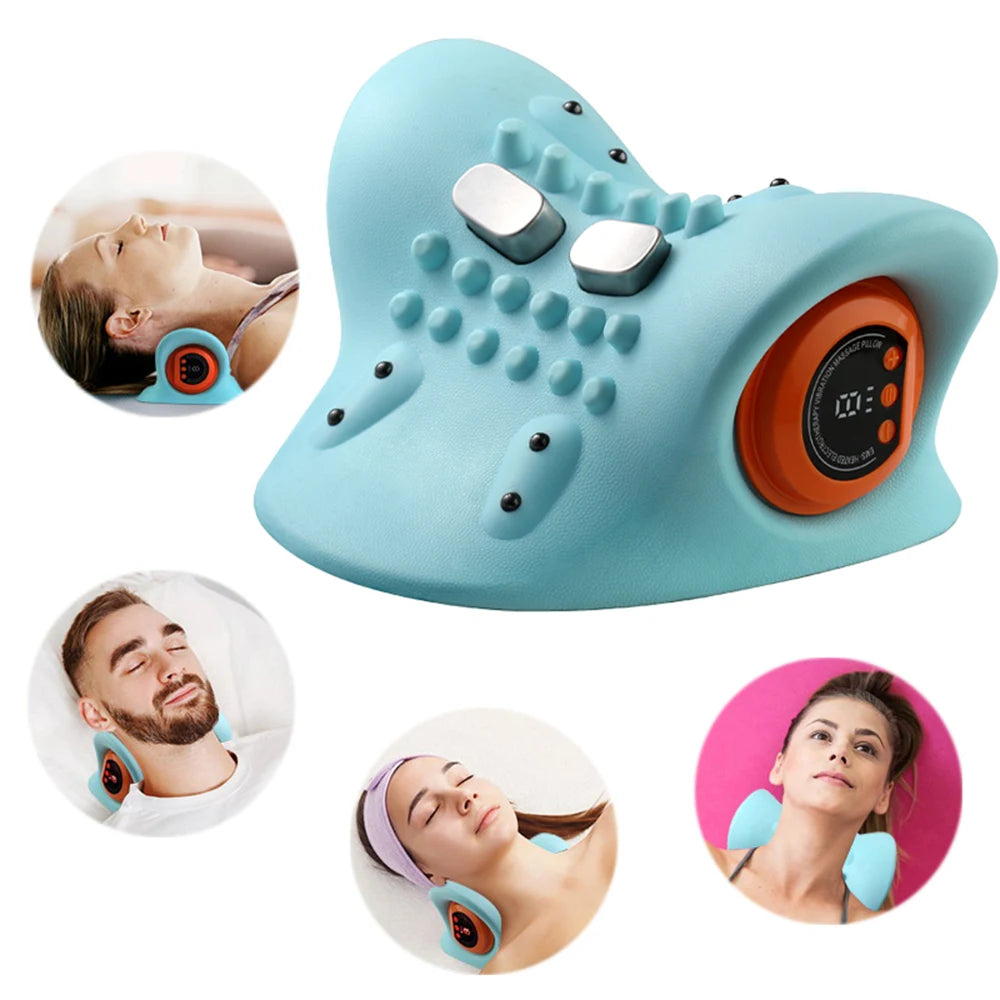 Electric Cervical Neck Massager for Pain Relief and Traction - 18