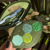 4-Color Chameleon Shimmer Eyeshadow Palette