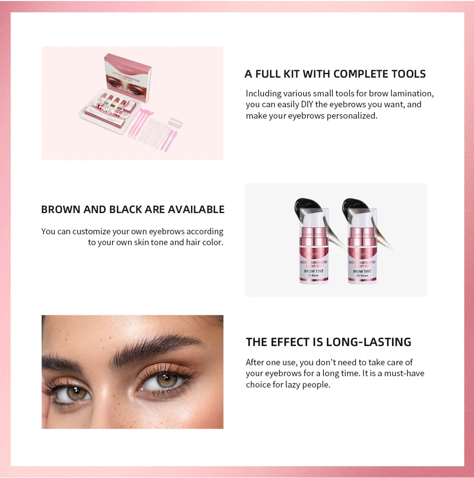 Professional Eyebrow Lamination and Tinting DIY Kit - 9