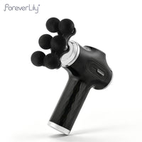 Portable Deep Tissue Percussive Massage Gun with 10 Attachments