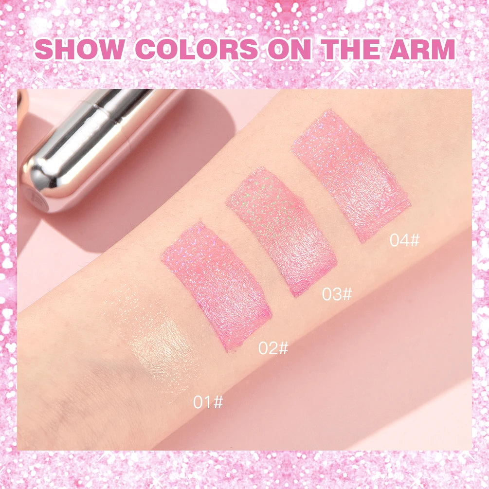 Color-Changing Moisturizing Glitter Lip Balm - 6