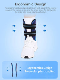 Adjustable Stirrup Ankle Brace for Sprains and Recovery