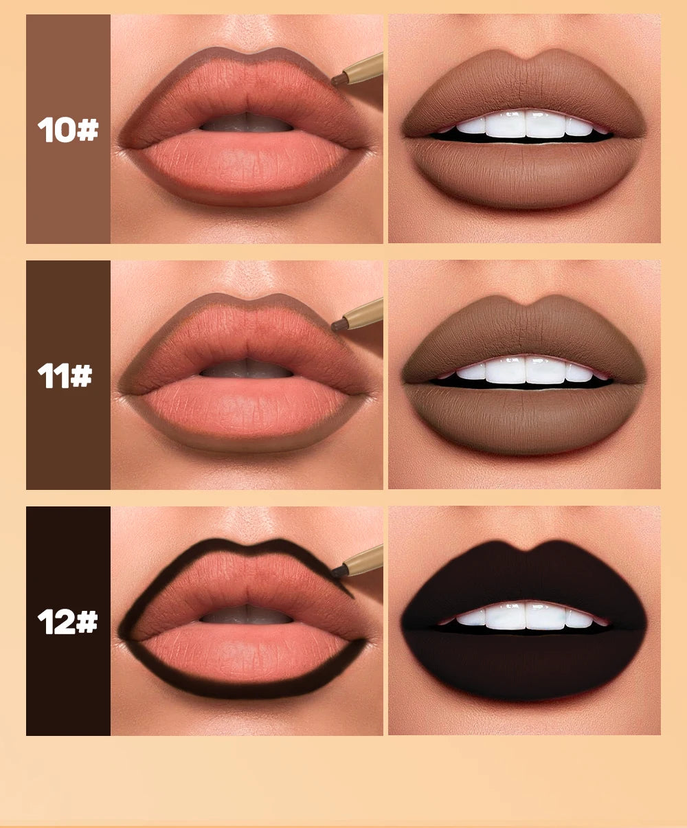 2-in-1 Matte Lip Liner and Precision Blending Brush - 20