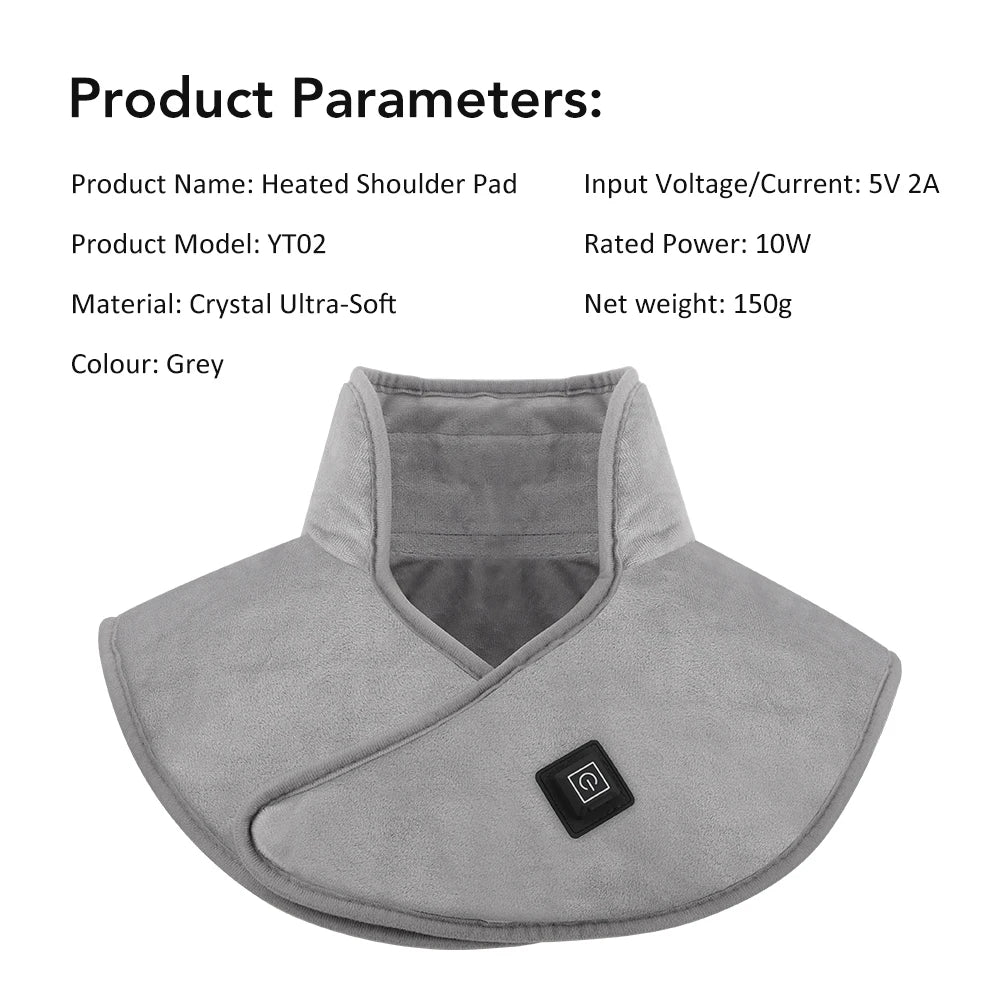 Heated Shoulder and Neck Relief Shawl - 11