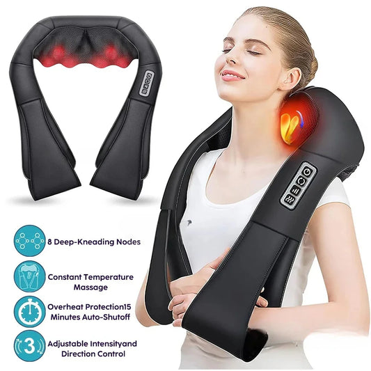 Heated Shiatsu Neck and Shoulder Massager