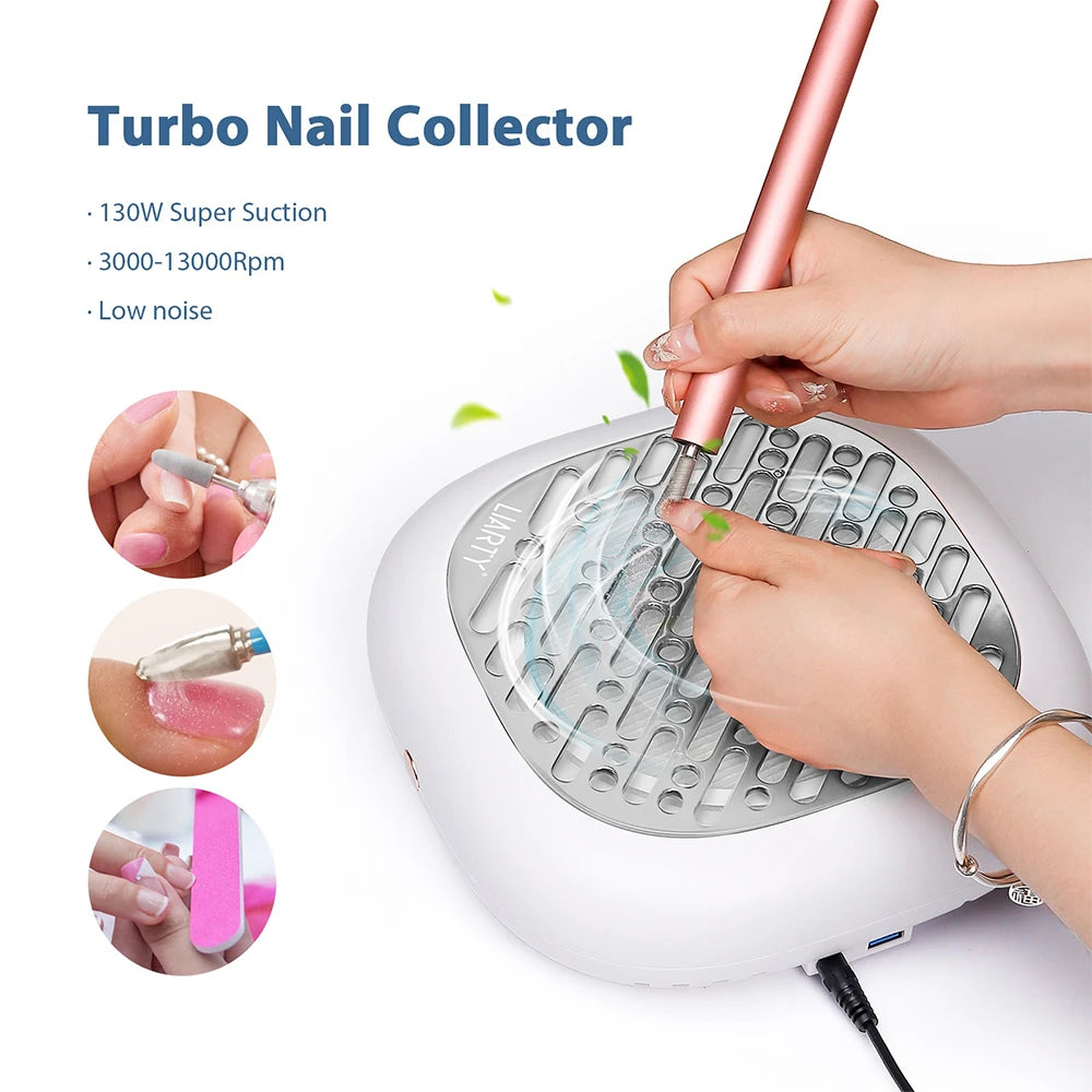 130W High-Power Brushless Nail Dust Collector - 13