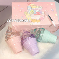 Hydrating Ice Cream Lip Gloss for Smooth, Glossy Lips