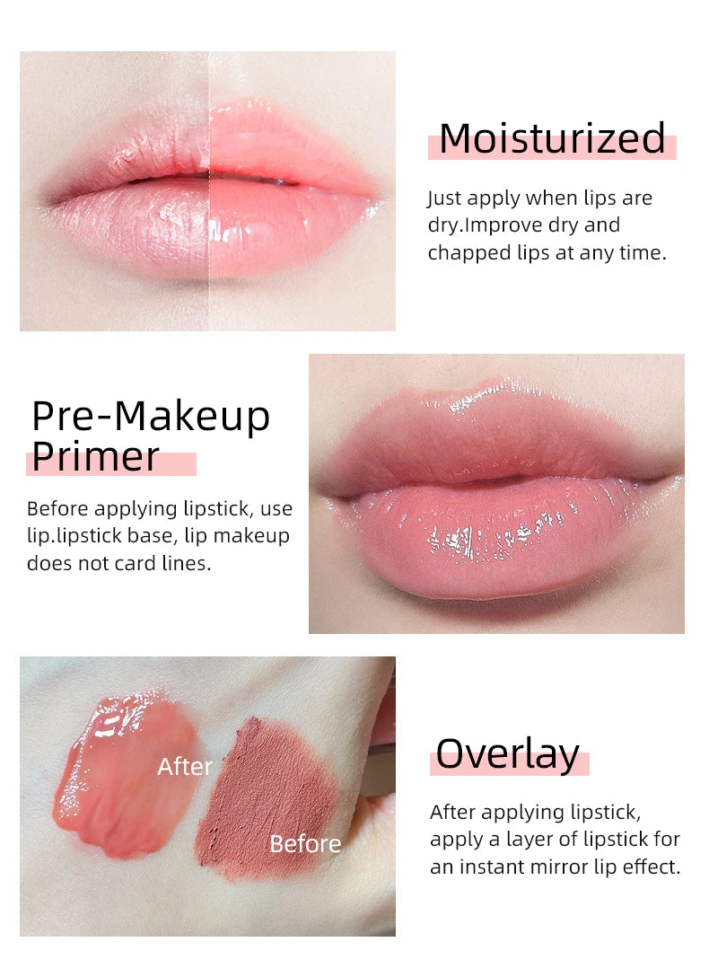 Nourishing Honey & Cherry Lip Oil for Dry, Cracked Lips - 15