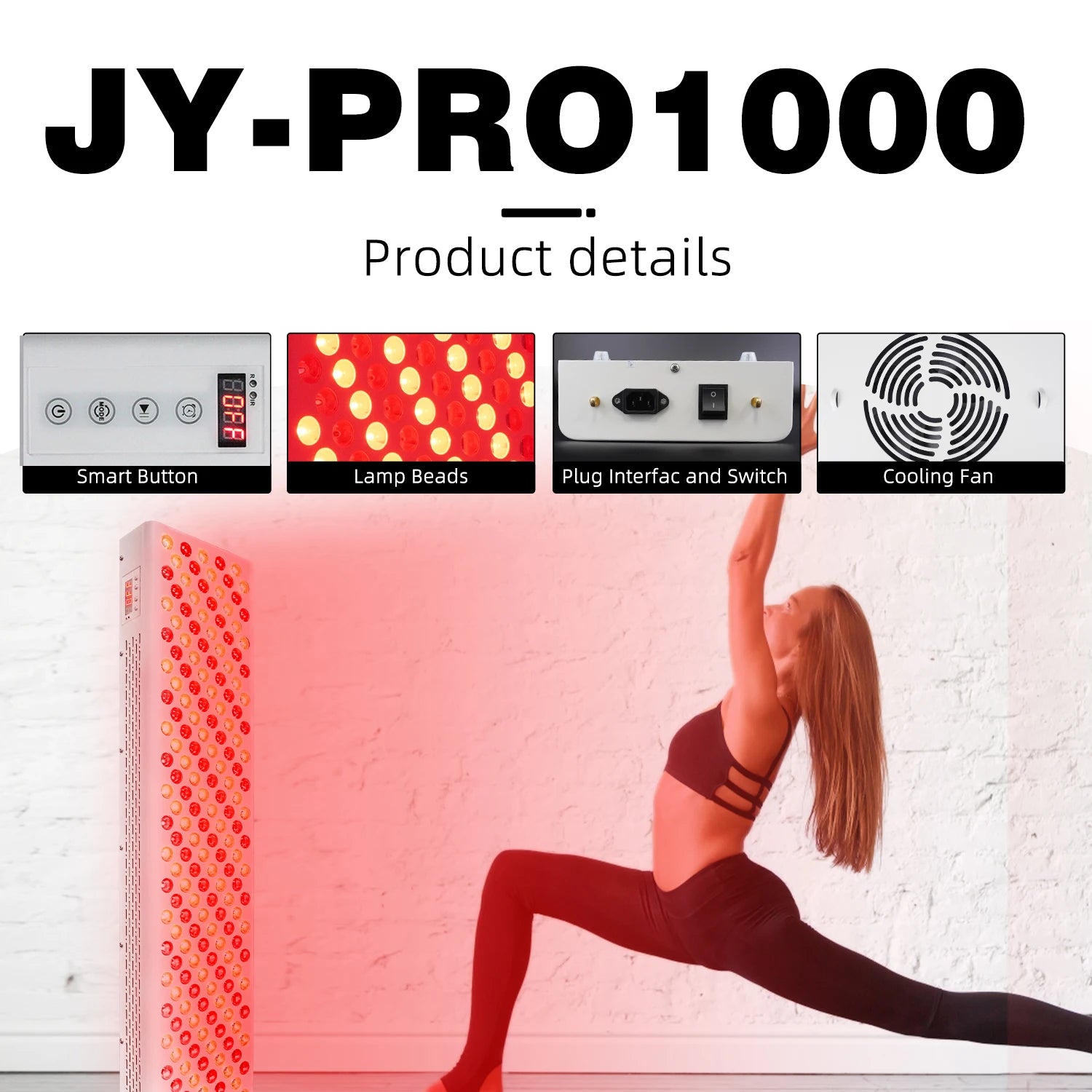 Professional Red Light Therapy Panel for Skin and Recovery - 16