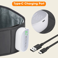 Cordless Lower Back Massager with Airbag Compression & Heat